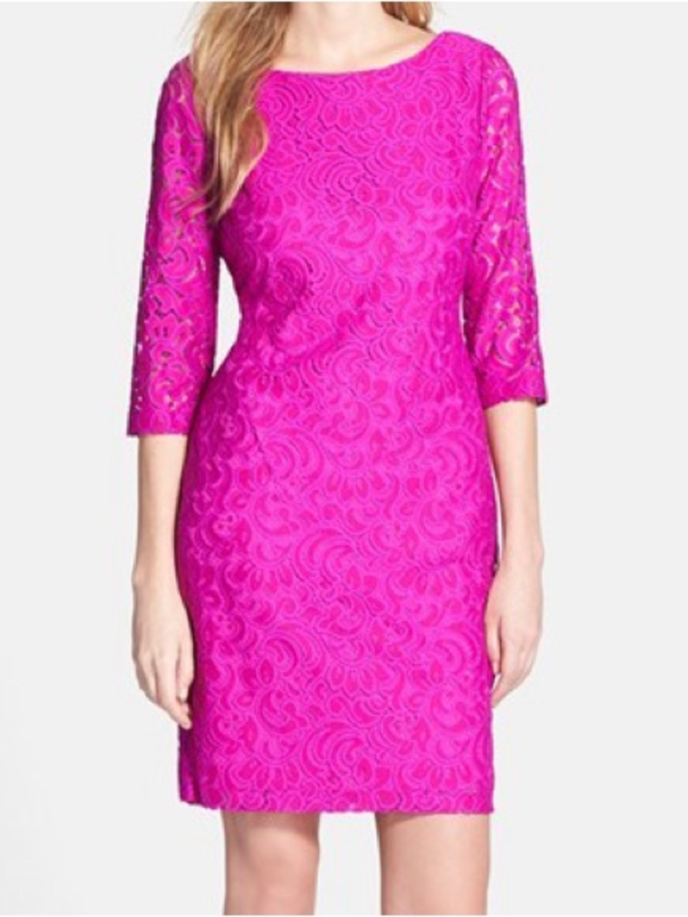 Ivanka Trump Lace Sheath Dress